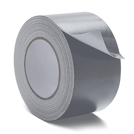 Reniteco Silver Duct Tape- 3 inches x 45 Yards, Waterproof & All-Weather, No Residue, UV Resistant, Heavy Duty for Car, Home & Outdoor Repairs, 1 Roll