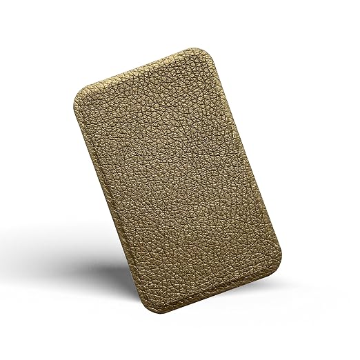 MastaPlasta Premium Leather Repair Patch - Gold 4" x 2.4" (10 x 6 cm). Your Instant Stick-On Upholstery-Quality Leather Repair Kit for Couches, Car Interiors, Bags & DIY