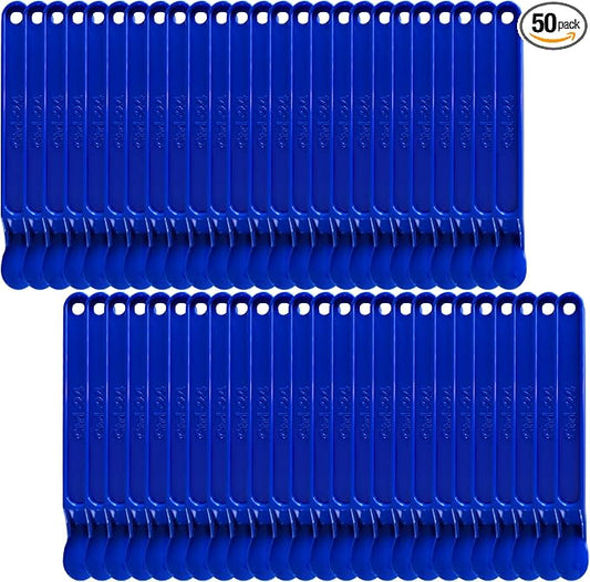 Sticker & Label Remover Tool - Plastic Peelers for Plastic, Glass & Wood – Adhesive, Decal, Price Tag, Glue & Paint Removal – Ergonomic Non-Slip Scraper for Crafts, DIY & Home Use (50)