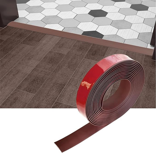 Floor Transition Strip & Self Adhesive Floor Vinyl Floor Edge Trim Laminate Floor Gap Covering Joining Strip