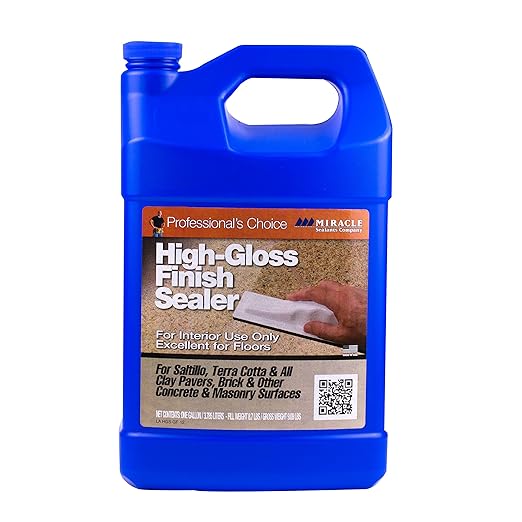 Miracle Sealants High-Gloss Finish Sealer for Tile & Stone, Water Based, Gallon