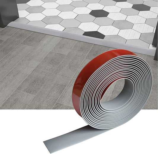 Floor/Door Flat Transition Strip & Self Adhesive Floor Vinyl Floor Edge Trim Laminate Floor Gap Covering Joining Strip