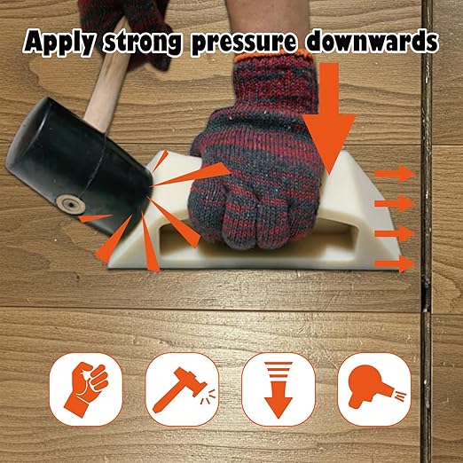Floor Gap Fixer Tool, Plank Grabber for Vinyl Plank, Laminate, LVP, LVT, Hardwood, Engineered Wood Flooring Repair