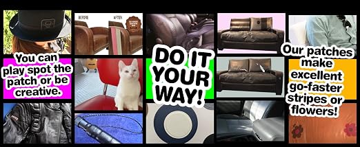 MastaPlasta Original Self-Adhesive Leather Patches for Furniture Repair - Pink 11" x 8" (28 x 20 cm). Upholstery-Quality Patch for Leather Chair, Leather Patch for Car Seat Repair