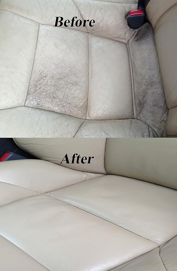 Furniture Leather Max Leather Refinish and Restorer 4 Oz Jar (Leather Repair) (Leather Restore) (Vinyl Repair) (Autumn Red)