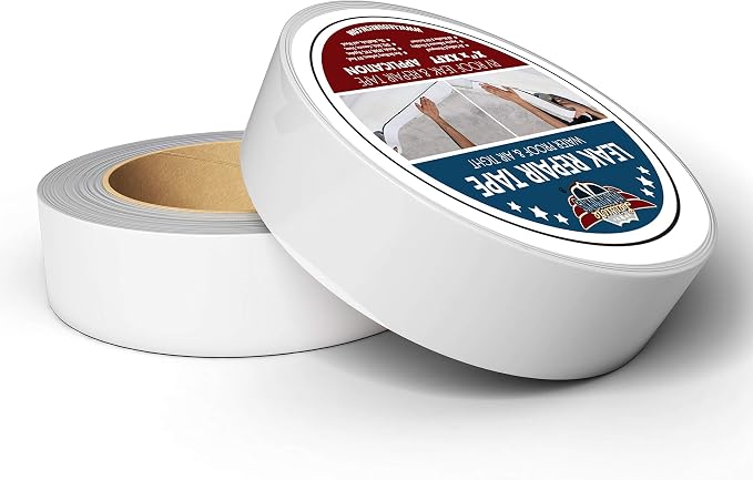 RV Sealant Tape, 4 Inch x 50 Foot RV White Roof Seal Tape UV & Weatherproof Sealant Roofing Tape for RV Repair, Window, Boat Sealing Camper Roof Leaks (50 Foot 4" Tape)