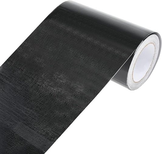 RealPlus 7.8" x 50' RV Underbelly Tape Waterproof Belly Tape with Permanent Sealing Adhesive for Camper Travel Trailer Mobile Home, Tear Repair Patch