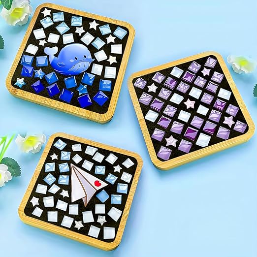 Mosaic Crystal Grout, Mosaics Tile Tools, Mosaic Tile Accessories – Essential for Handmade Grouting and Perfect for DIY Craft Projects (Black, 8.8oz)
