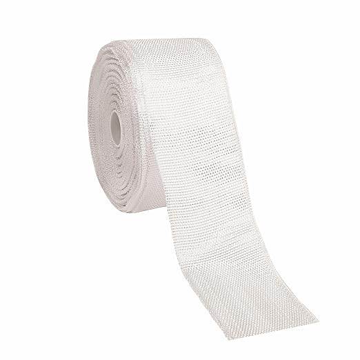 Fiberglass Cloth Roll Non Adhesive Woven Fiberglass Mesh Tape Fiberglass Insulation Tape Plain Weave Fiberglass Cloth Tape for Reinforced Repair Winding, Seams, Boat, Molding (2 in x 99 FT)