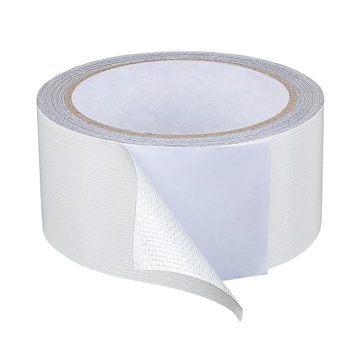 RV Awning Repair Tape Heavy Duty Waterproof Tent Tape for Tarp,Canvas,Tarpaulin,Car and Boat Covers Tent Repair Patch Kit Outdoor UVproof Repair Tape White