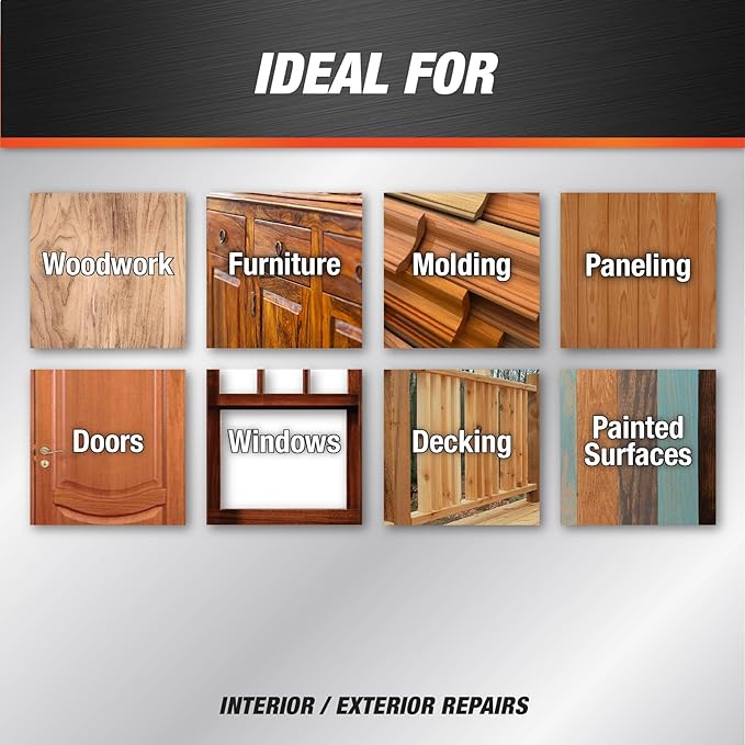 DAP Plastic Wood All Purpose Latex Wood Filler, Natural, 32 Oz (7079800525)