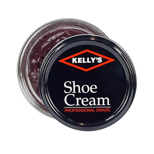 Kelly's Dark Cordovan Burgundy Shoe Polish 1.5 oz - Professional Shoe Cream