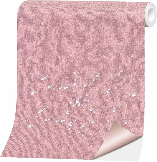 Canvas Repair Tape, Heavy Duty Waterproof Self-Adhesive Fabric Repair Patch for Tent, Sofa, Boat Covers, Chairs, Awning & Camping Outdoor Gear, 12"x59", Pink