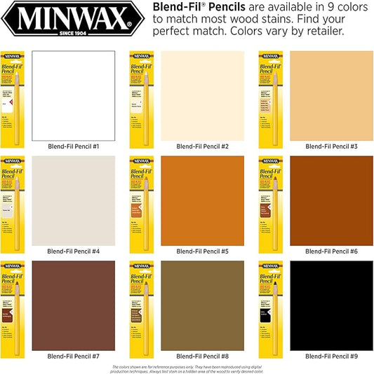 Minwax 110036666 No 3 Blend Fil Wood Repair Stain Pencil, Natural Birch