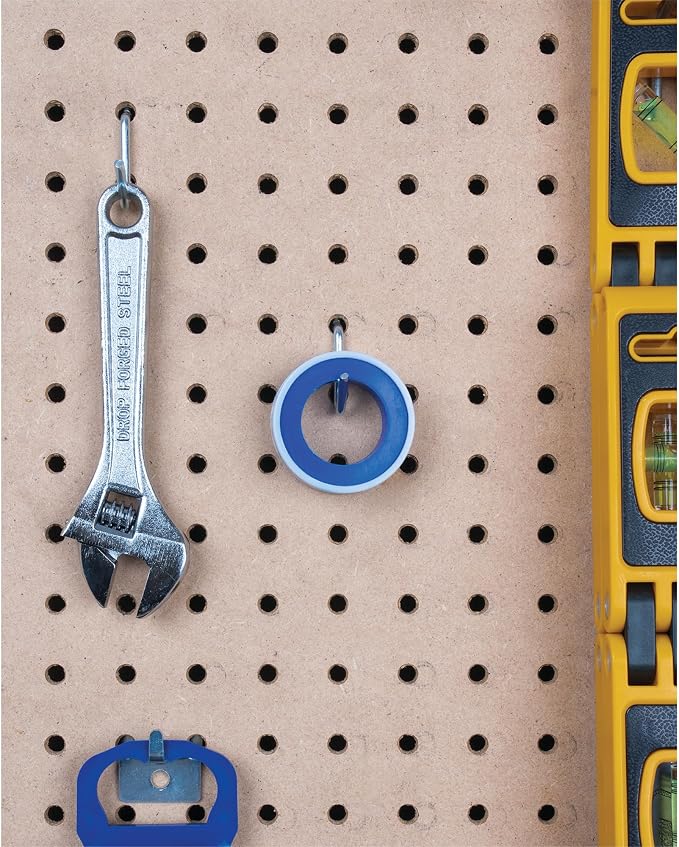 Performance Tool 20100 Tape Measure with Easy-to-Read Markings - 1/2-Inch x 33 ft. Tape, White