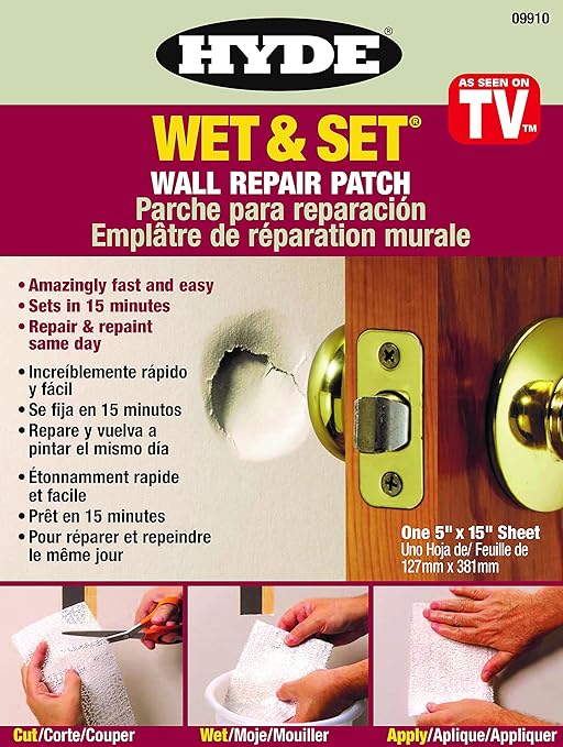 Hyde 9910 09910 Wet & Set, 1 Patch, White or Gray