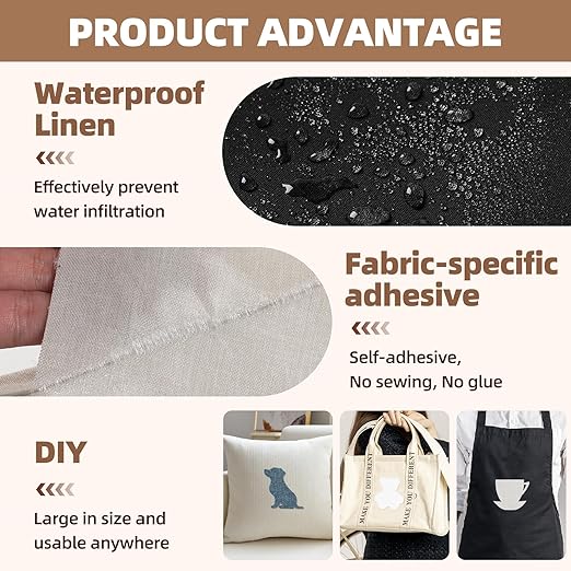 Fabric Repair Patch, 17X79 Inch Fabric Large Repair Tape, Self-Adhesive Patches for Furniture, Sofa, Car Interior, Shoes, Hand Bag, Clothing (Dark Grey, 17X79 Inch)