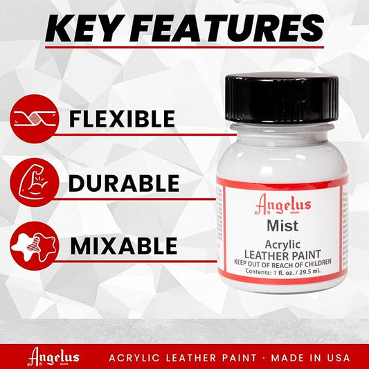 Angelus Acrylic Leather Paint, 1 Fl Oz (Pack of 1), Mist
