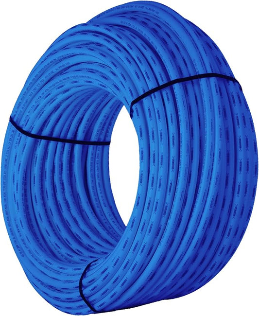 SharkBite 3/4 Inch x 500 Feet Blue PEX-B, Made in the USA, Flexible Water Pipe Tubing for Plumbing, U870B500