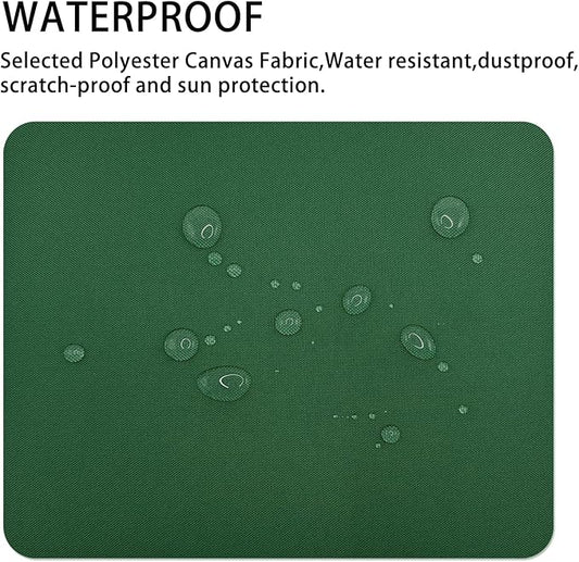 Gheeidau Canvas Repair Patch 9×11 Inch 3Pcs Waterproof Self-Adhesive Fabric Repair Patch for Tents,Boat Cover,Pop Up Canopy,Patio,Bags,Car Seats,Sofas,Furniture Cover(Bottle Green)