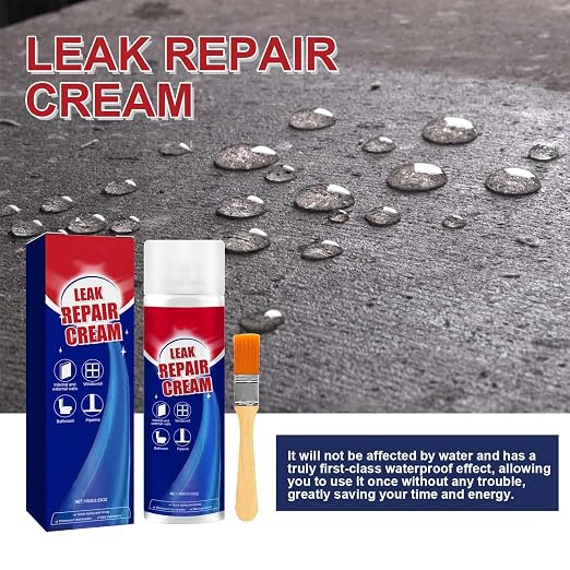 Leak Repair Cream,Leak-Repair Waterproof Sealant Spray,3.53 OZ Long Lasting Flex Stop Leak,Fast Drying Transparent Sealant for Roofs Pipes Crack (3,M)