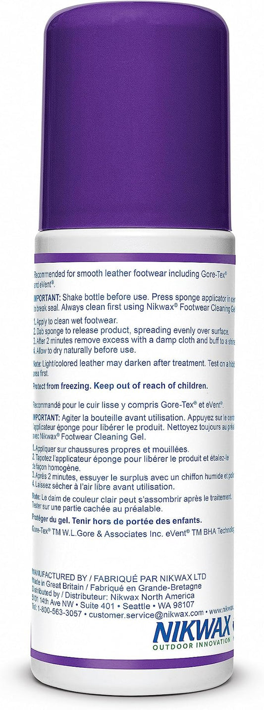Nikwax Conditioner for Leather, Conditions, Restores, Revitalizes, Boot, Shoe and Footwear Care