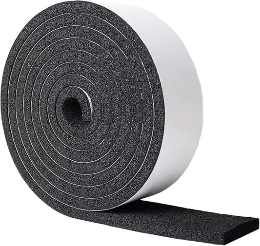 DOBTIM Pipe Insulation Foam Wrap Tape, Self Adhesive with High Resilience for Pipe Insulation Wrap 13 Ft x 3 Inch Wide x 1/2 Inch Thick