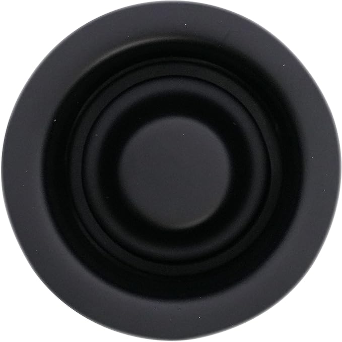 Westbrass D2089-50-62 4-1/4" Kitchen Sink Waste Disposal Drain Flange and Stopper, Matte Black (50-Pack)