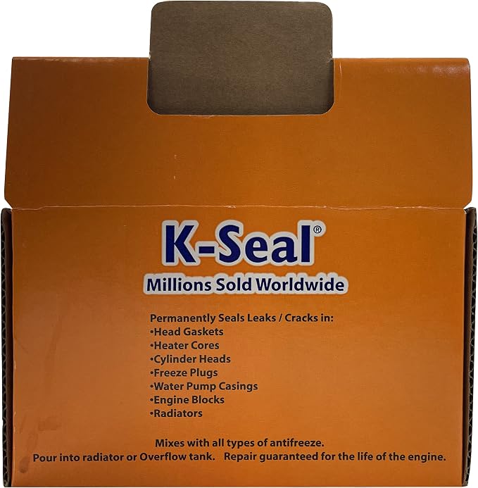 K Seal Display Multi Purpose Permanent Coolant Leak Repair 8 oz Gasket Radiator