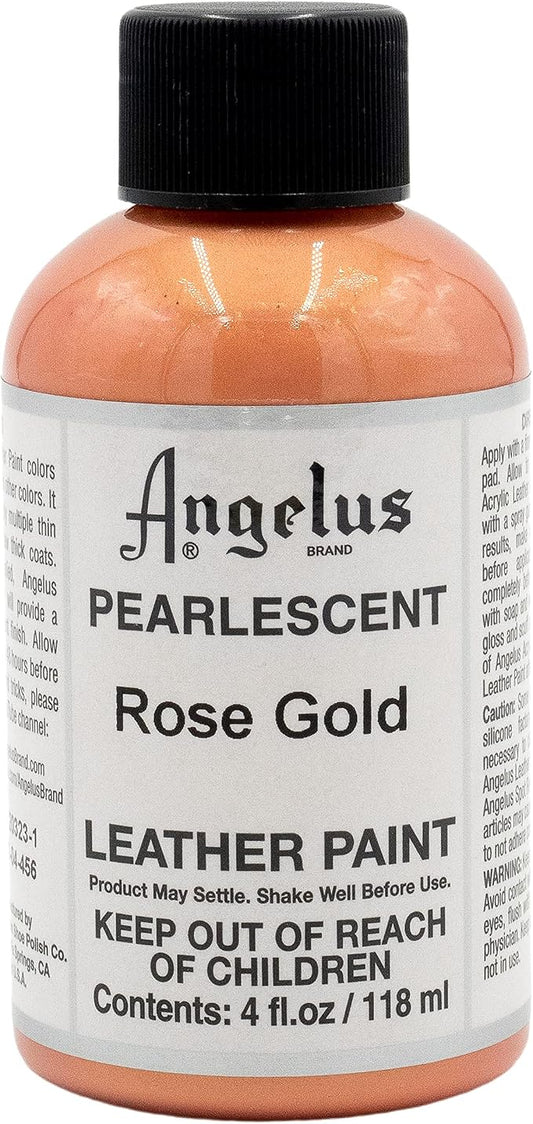 Angelus 4 oz Leather Paint, Rose Gold