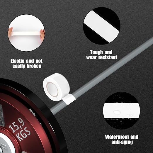 BOXOB 2 Rolls Self-Fusing Silicone Tapes, 1 inch x 10ft Self Sealing Fusing Silicone Tape Waterproof Hose Repair Tape Pipe Repair Tape Rescue Tape for Hose/Pipe Leaks Emergency Repair (White)