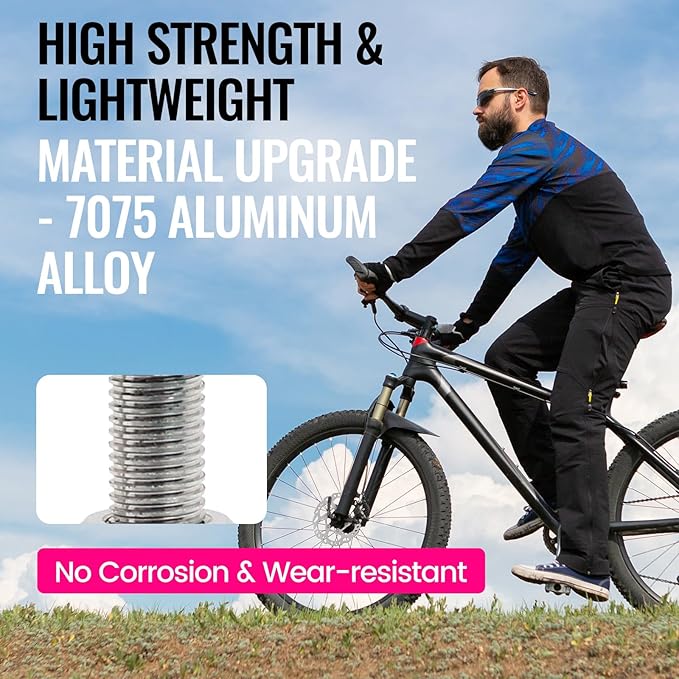RideNow Tubeless Presta Valve Stems, 85mm Super Light 7075 Aluminum Alloy Presta Tubeless Valve Stem Kit with Valve Core Remover Tool and Valve Stem Caps, Multiple Color and Size Options(Pair), Silver