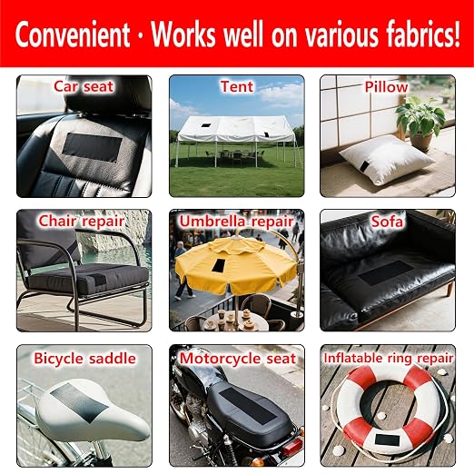 Leather Repair Tape for Sofa & Car Seats, 8 Colors, Waterproof Self-Adhesive Repair Patch, Leather-Like Texture, Indoor & Outdoor Use (Light Taupe - 4" W x 32.8'L)