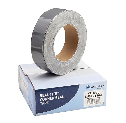 Dicor CS112B-1 Seal-Tite Corner Seal Tape - 1.5" x 50' RV, Trailer, Motorhome Repair Tape