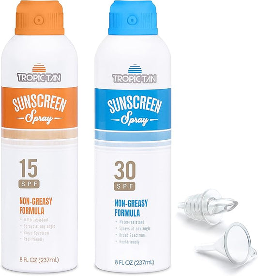 GoPong Aluminum Spray Bottle Sunscreen Flask(16 oz Total) - Hidden Alcohol Travel Flasks – Secret Liquor Containers for Beaches, Cruises, and Sports Events – Includes Funnel & Spout_Parent