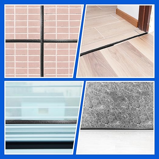 Foam Backer Rod for Gaps Concrete Crack Filler Joints Foam Gap Fillers Caulk Saver Backing Rod Concrete Filler Rope Joint Filler (1/4 Inches x 100 Feet)