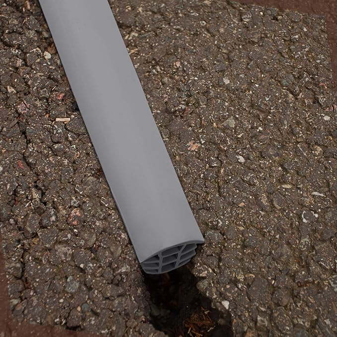 Kingdder Concrete Expansion Joint Filler Driveway Crack Filler Flexible EPDM Rubber Strip for Concrete Crack Repair Replacement Weather Aging Resistance Expansion Joint(1/2'' Wide, 100 ft Long)