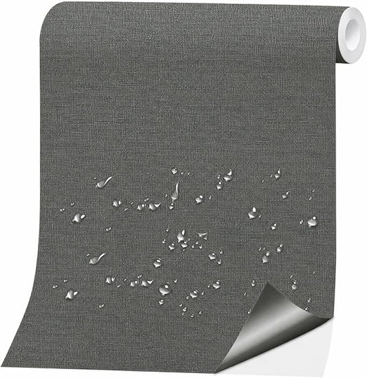 Canvas Repair Tape, Heavy Duty Waterproof Self-Adhesive Fabric Repair Patch for Tent, Sofa, Boat Covers, Chairs, Awning & Camping Outdoor Gear, 12"x59", Darkgrey