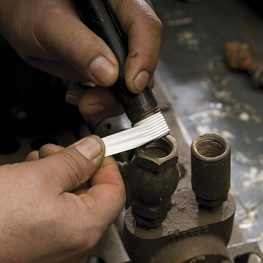LA-CO 44084 Slic-Tite PTFE Pipe Thread Tape, Premium Grade [1200" Length, 1/2" Wide], White