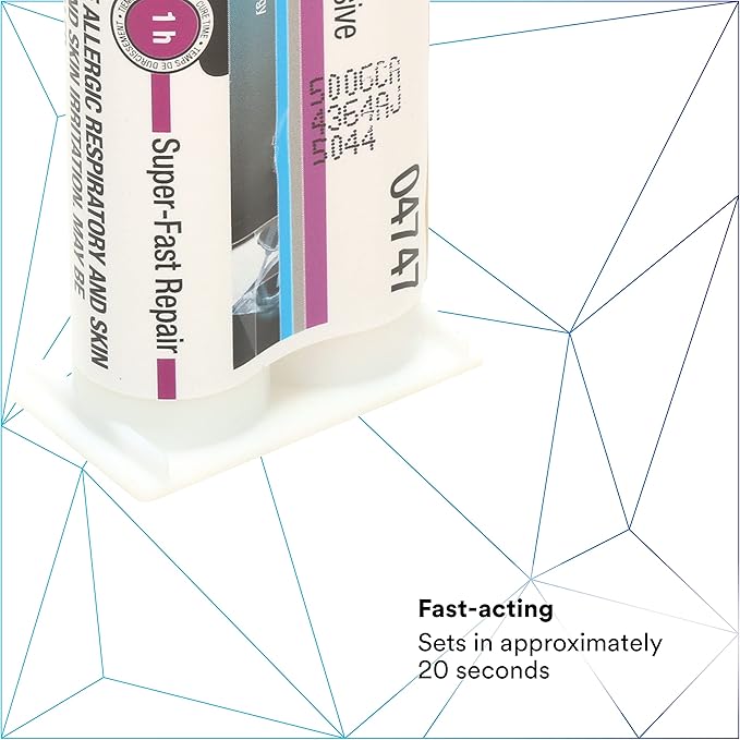 3M 04747-12PK Duramix Super Fast Adhesive - 50 ml (Pack of 6)