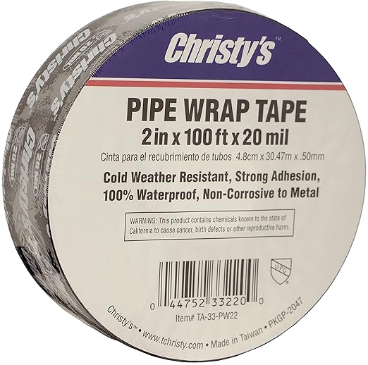 Christy's 20Mil Pipe Wrap Tape, 2" x 100'