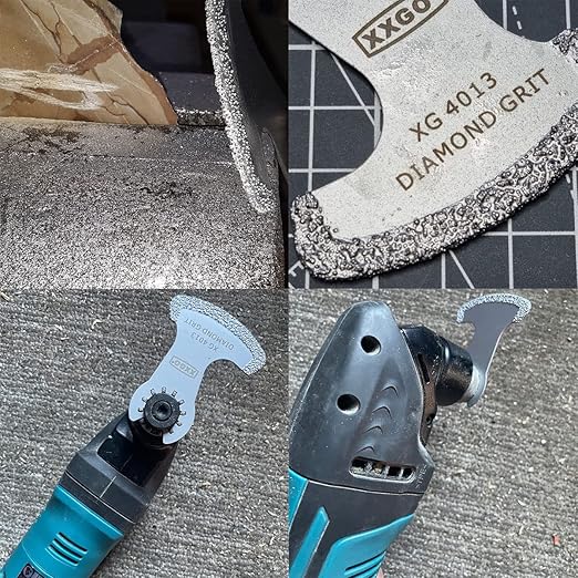 XXGO 3 Pcs Diamond Grout Multitool Blade for Grout Remover XG3001S