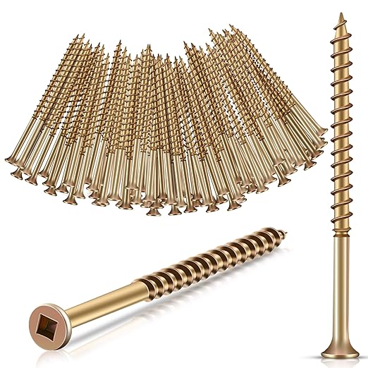Dreyoo 50 Pcs Repair Floor Screws, Universal Screws for Floor Repair Fit Hardwood/Vinyl/Carpets, Wood Gap Fixer Compatible with 3233, Bolt Assortment Sets