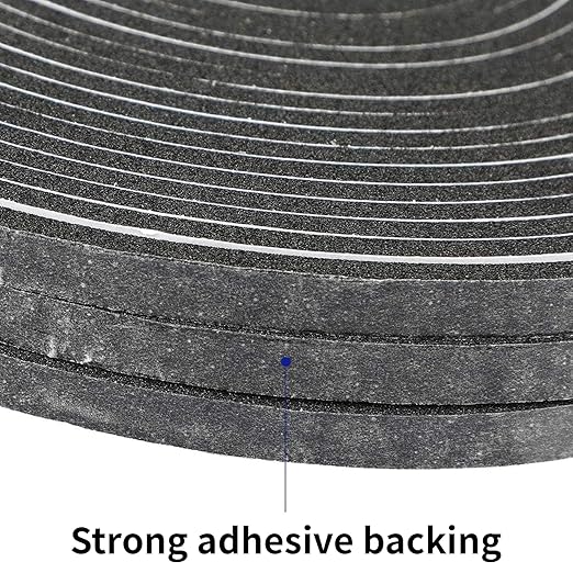 High Density Foam Tape - 2'' x 1'' x 13Ft Weatherproof Adhesive Prevent Condensation Heat Resistant Flame Retardant Weather Stripping Easy to Cut & Install & Remove for Car Doors Pipes Windows