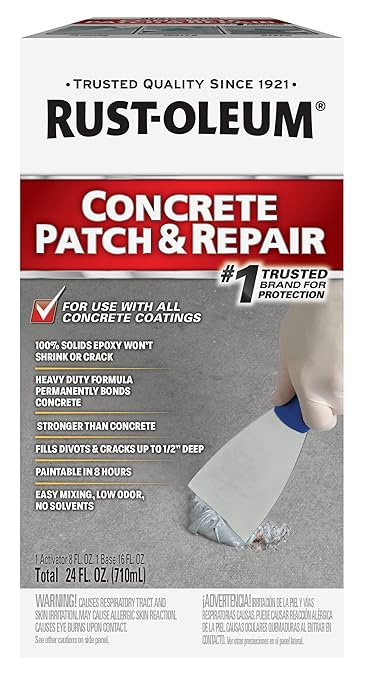 Rust-Oleum 301012 Concrete Patch & Repair, 24 oz, Gray