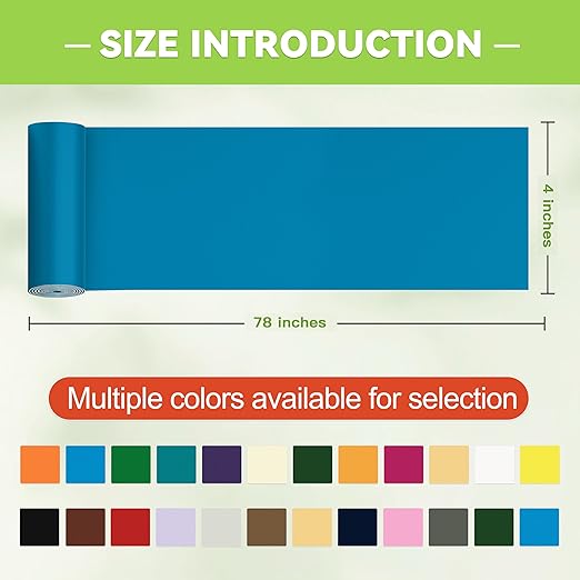 TIANLDD 4x78in Waterproof Repair Tape for Boat Covers,Tents,Tarp,RV Awning，Fabric Repair Tape(Blue)