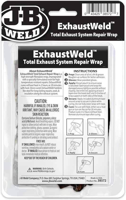 J-B Weld ExhaustWeld 2" x 72" Repair Wrap, White