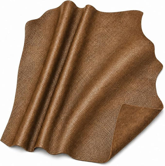 Reed Leather Hides - Cow Skins (8 inches X 11 Inches, Antique Brown) | Arts and Crafts