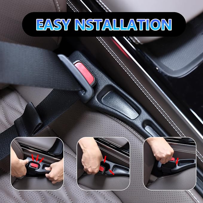 【Compatible with Nissan Altima】 Seat Gap Filler,No Drop Seat Guard Compatible with Nissan Altima,Drop Seat Guards for Cars(2Pcs),Emergency Keychain Car Escape Tool(2Pcs)