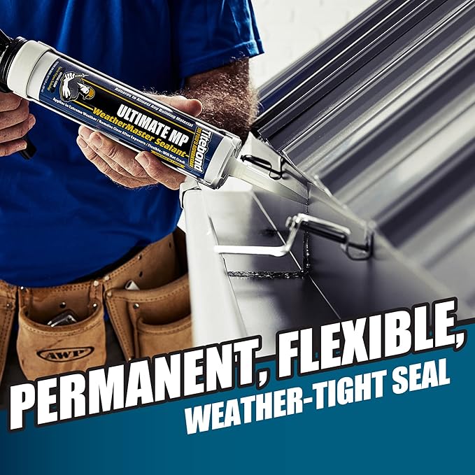 Titebond WeatherMaster Ultimate MP All-Weather Hybrid Sealant, Green – Multipurpose Exterior Caulk, Flexible, UV-Resistant, Seals Wood, PVC, Metal, Glass – 71101, 9.5 Oz. Cartridge